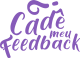 Cade meu feedback - logo roxo